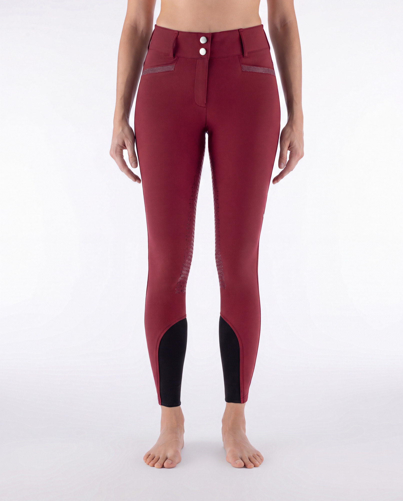 Equiline FW26 High Waist Rijbroek Full Grip Eqcrystalef