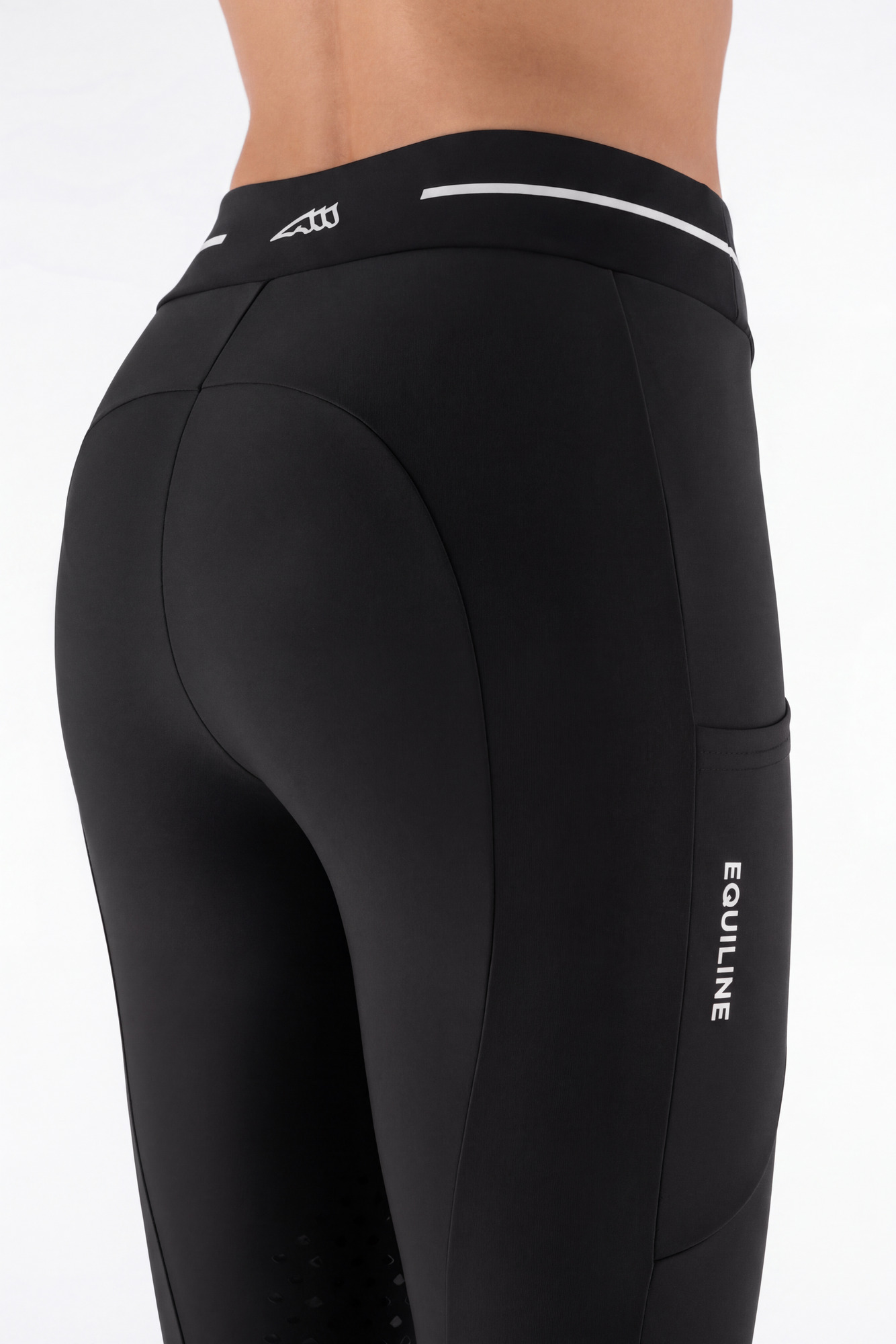 Equiline FW26 High Waist Rijlegging Knie Grip Eqclivek