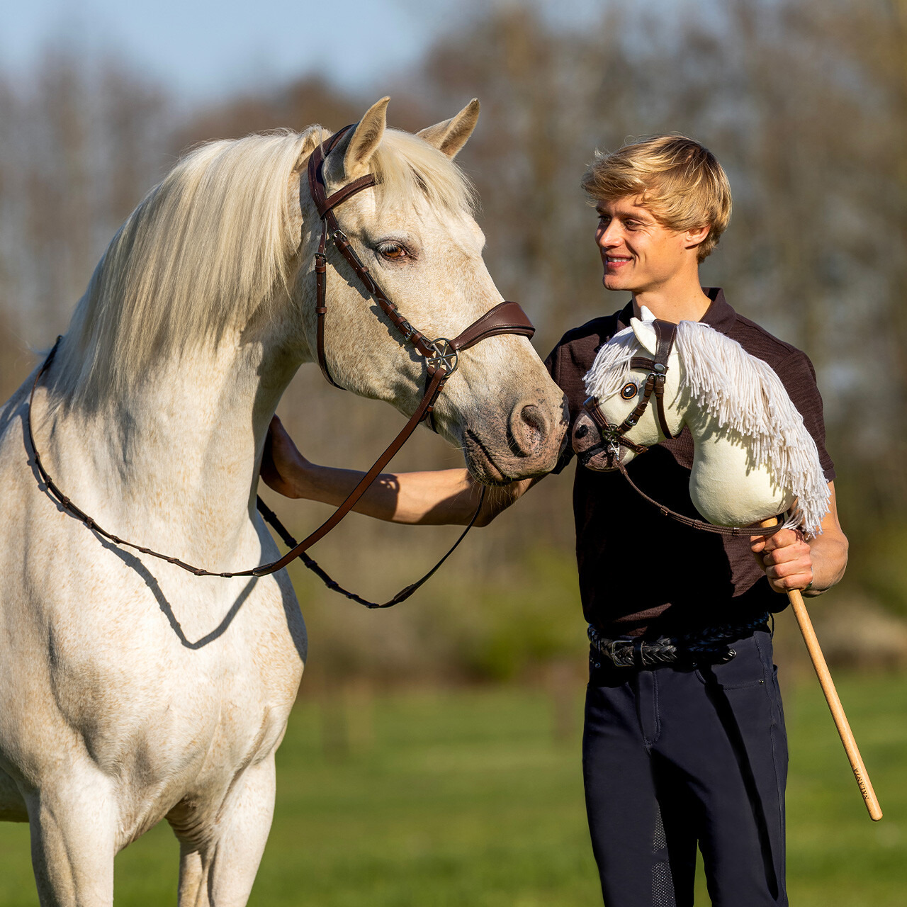 Nalanta Gebissloses Zaumzeug für Hobby Horse