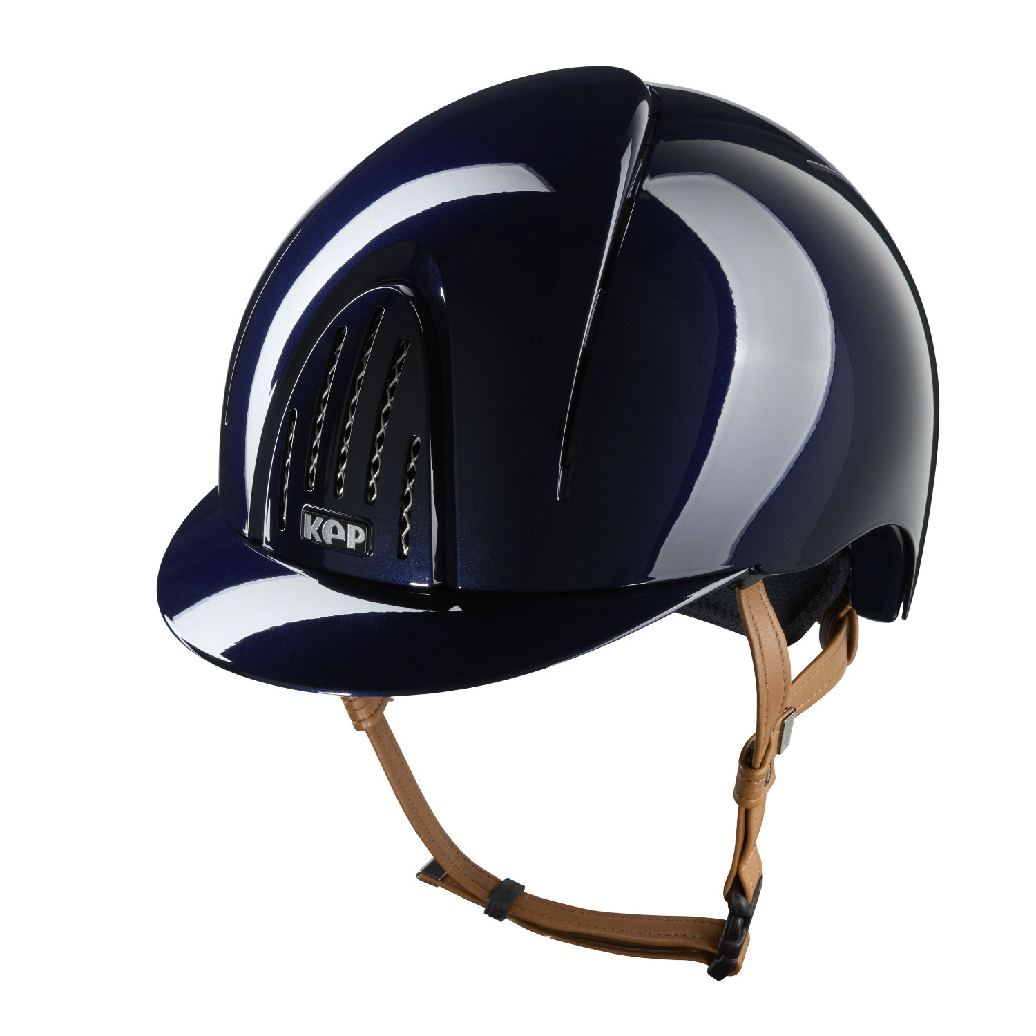 KEP Italia Smart Nova Metal Polish Blau Cognac-Riemen