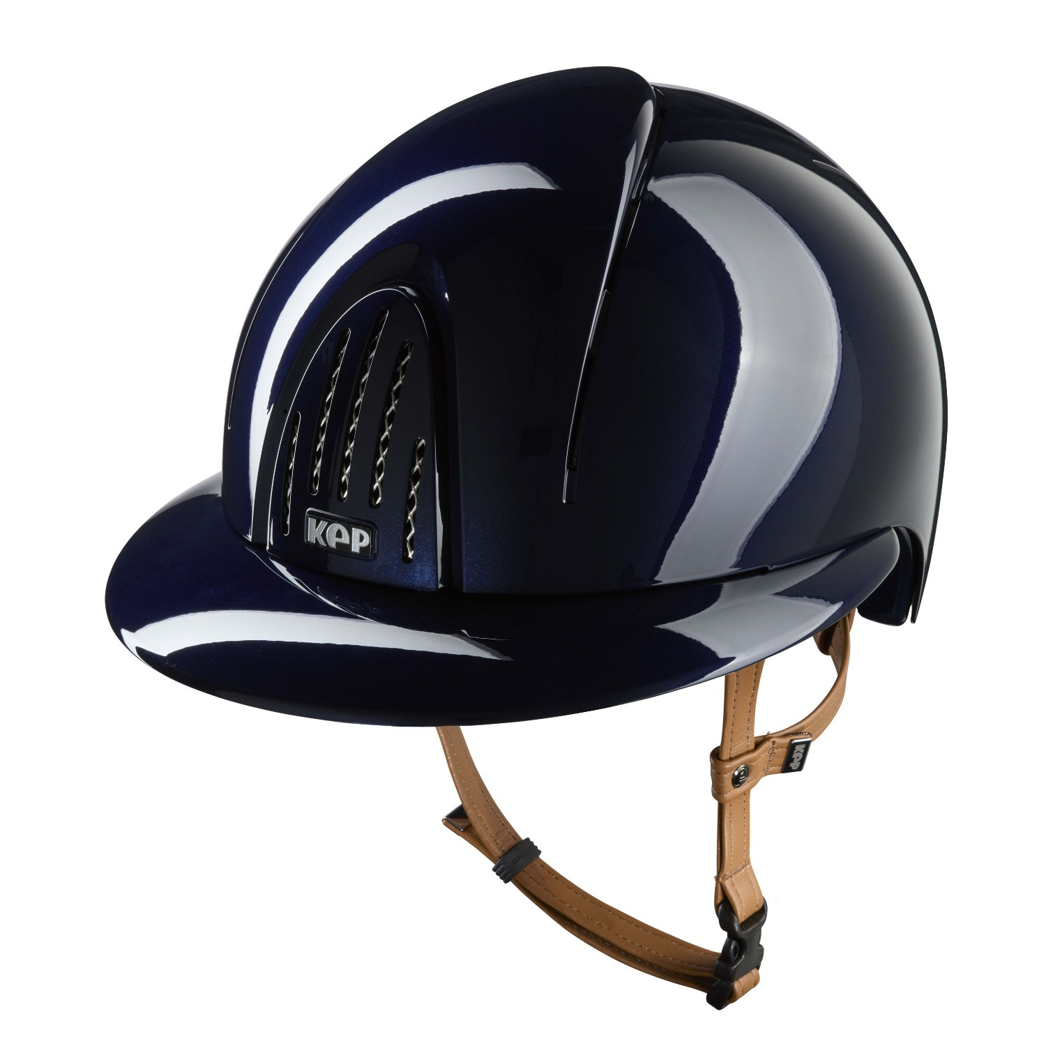 KEP Italia Smart Nova Metal Polish Blau Cognac-Riemen
