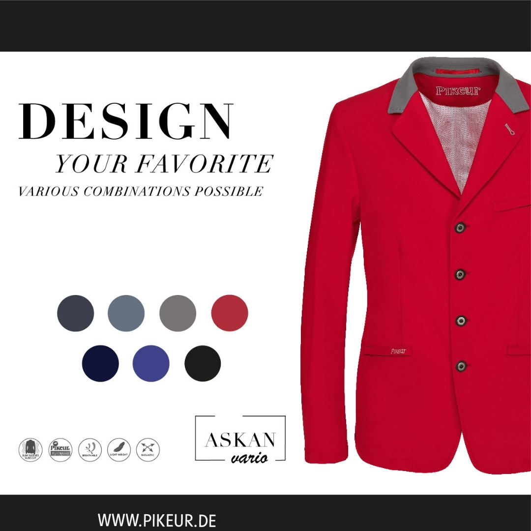 Pikeur Askan Vario Men's Competition Jacket Customize