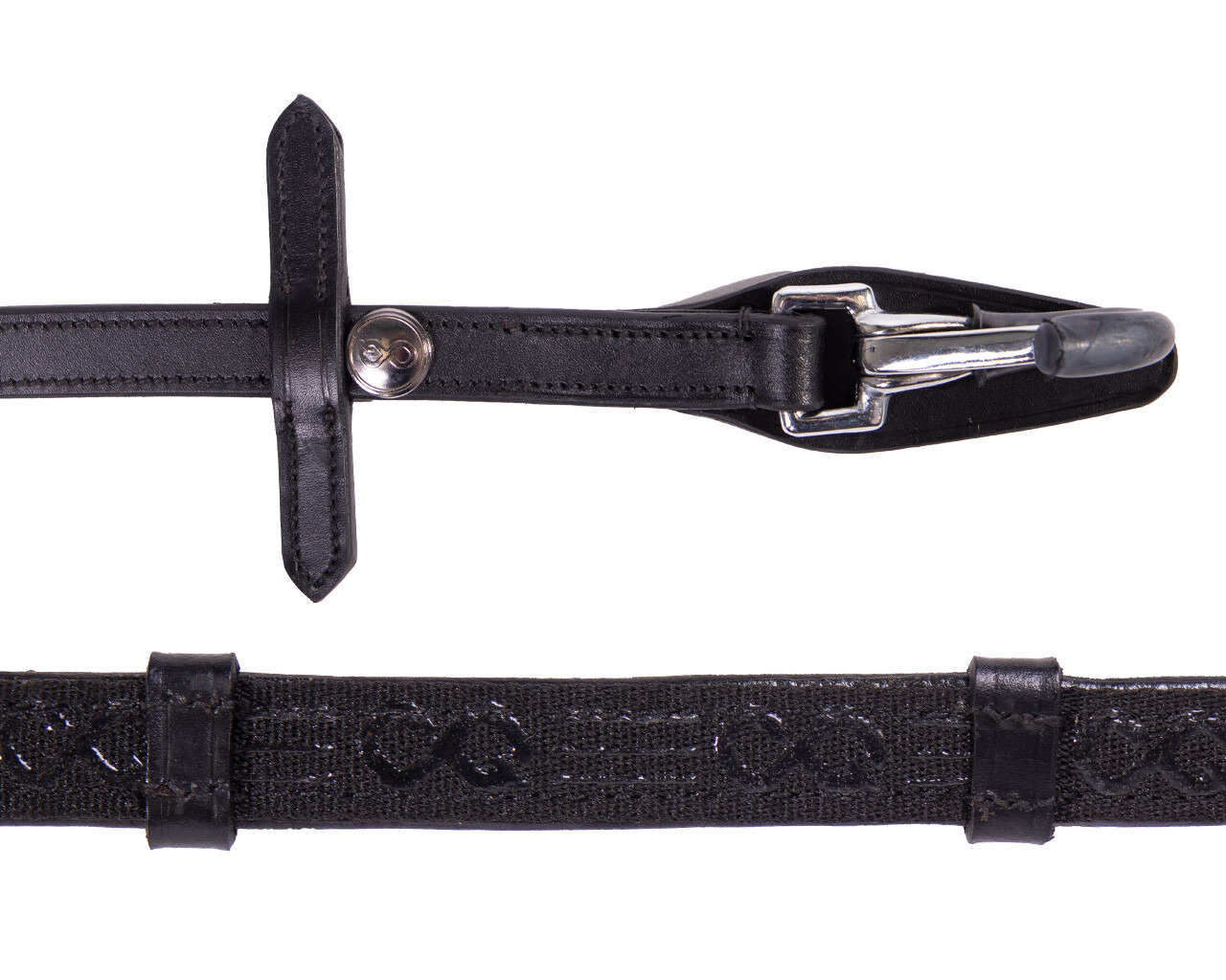 PresTeq Rein FayRein with clip and stops 12.5cm