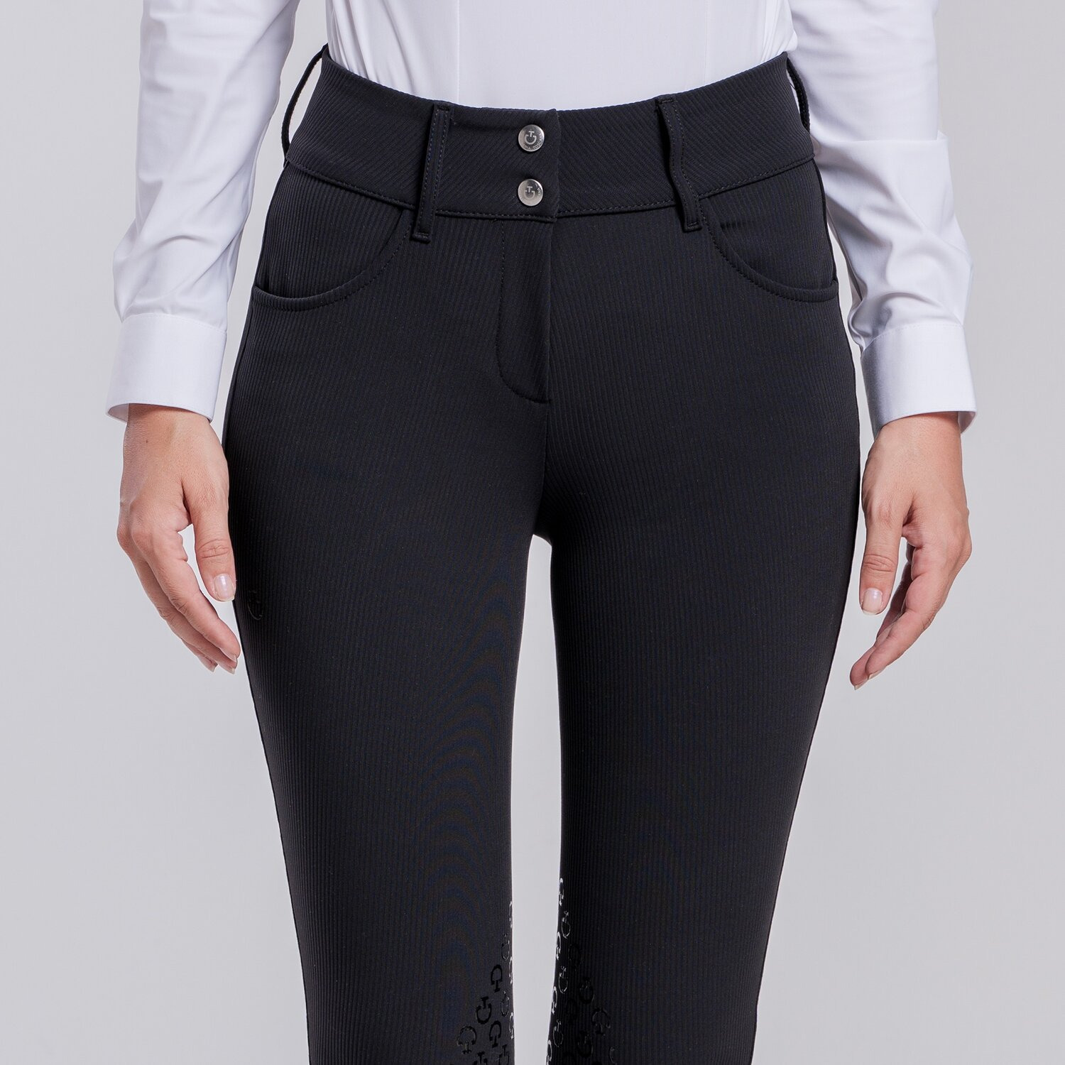 Cavalleria Toscana FW26 American Rib Knie Grip Rijbroek Dames