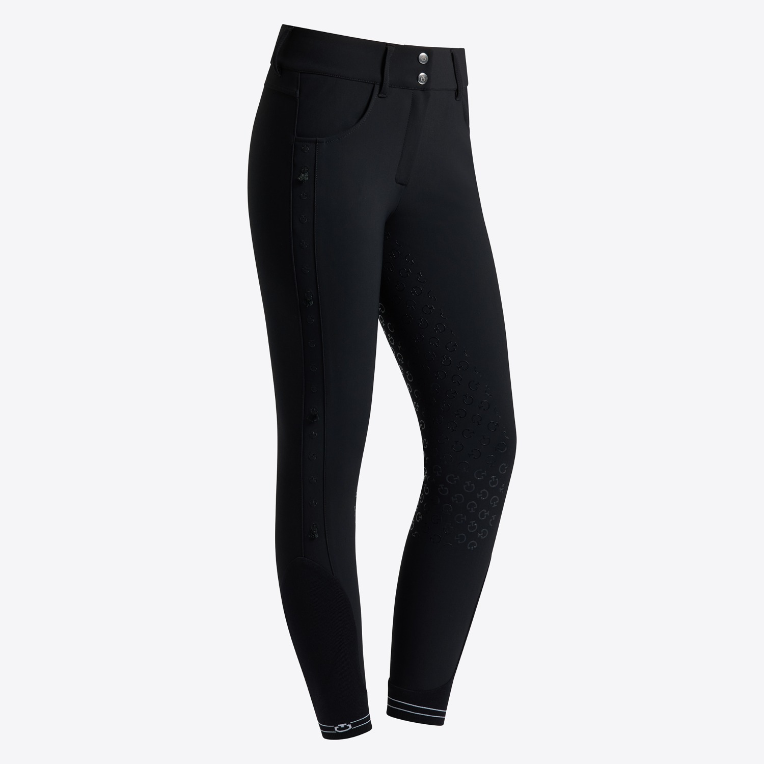Cavalleria Toscana SS25 CT Embroidery Logo Full Grip Rijbroek Dames