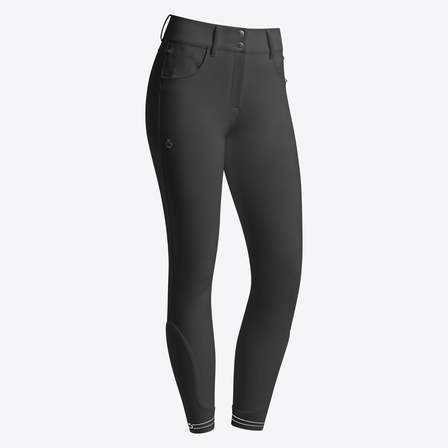 Cavalleria Toscana SS25 CT Embroidery Logo Knie Grip Rijbroek Dames