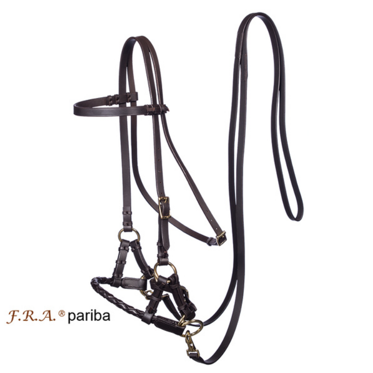 F.R.A. Gebissloses Sidepull-Zaumzeug Pariba