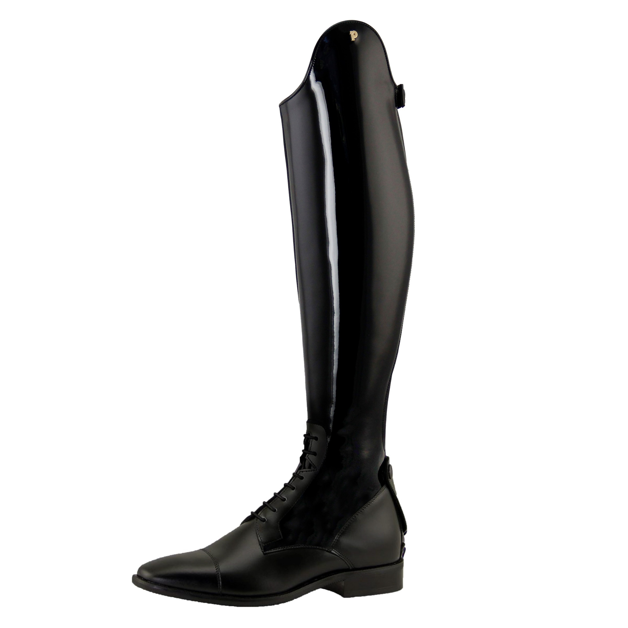Petrie Napoli Schwarz Lackleder