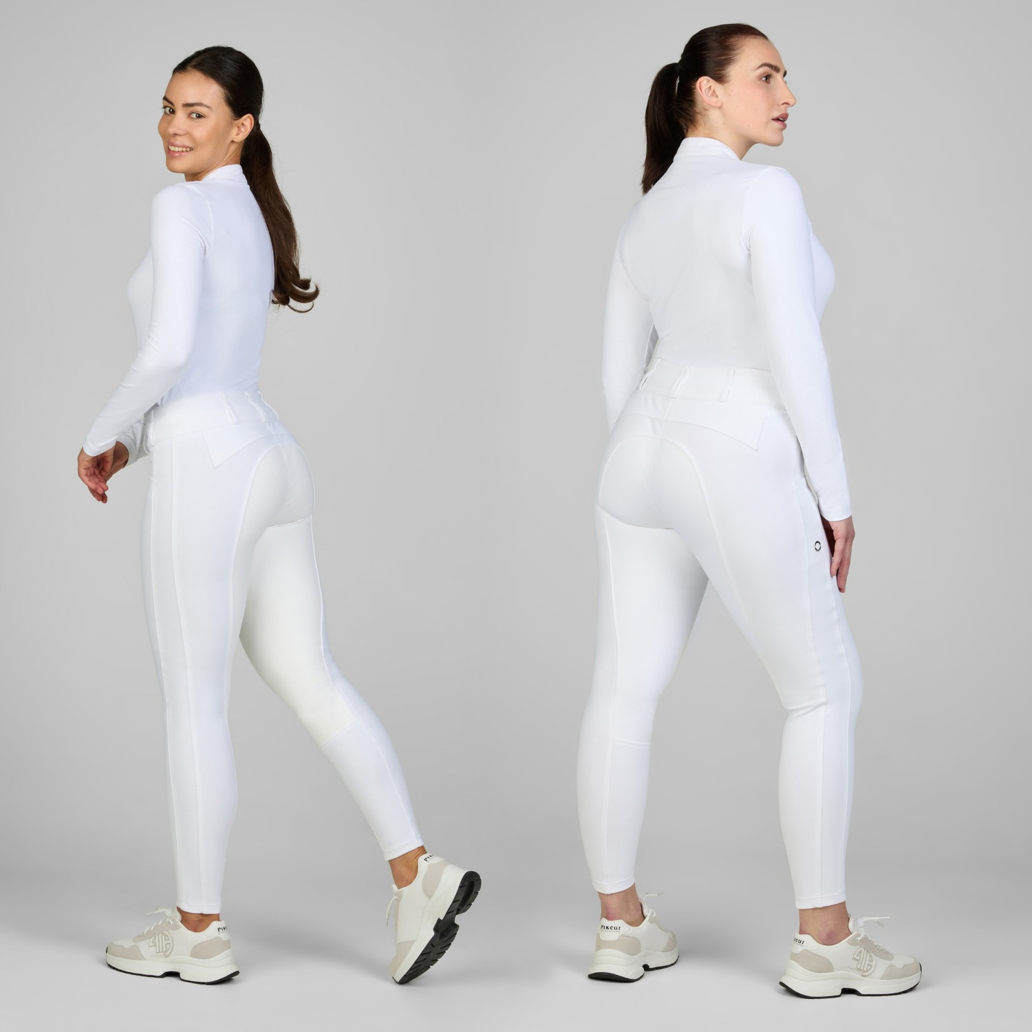 Pikeur High Waist Riding Breeches NEW II Candela FFL Leather Full Seat