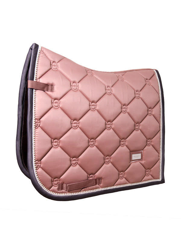 Equestrian Stockholm dressage saddle pad Pink Pearl 