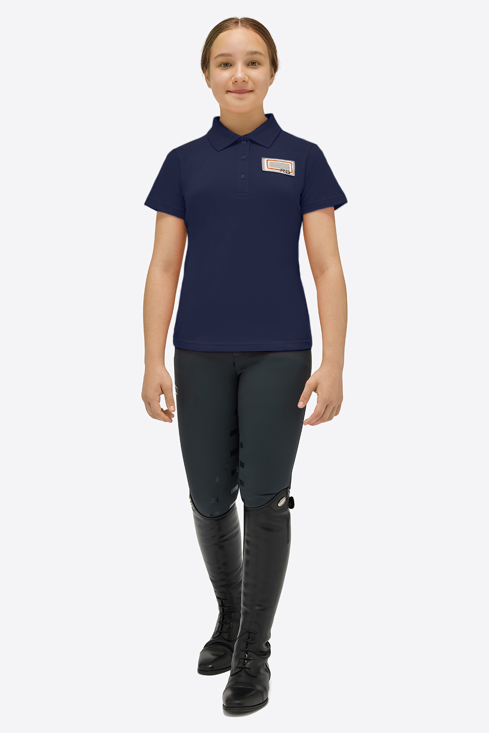 RG SS'24 Jersey S/S Training Button Polo Meisjes