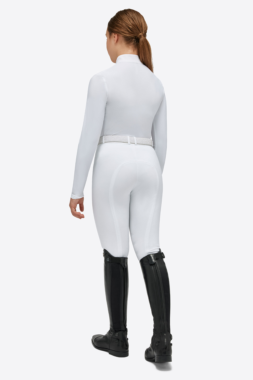 RG SS'24 Jersey L/S Competition Zip Polo Wedstrijdshirt Meisjes