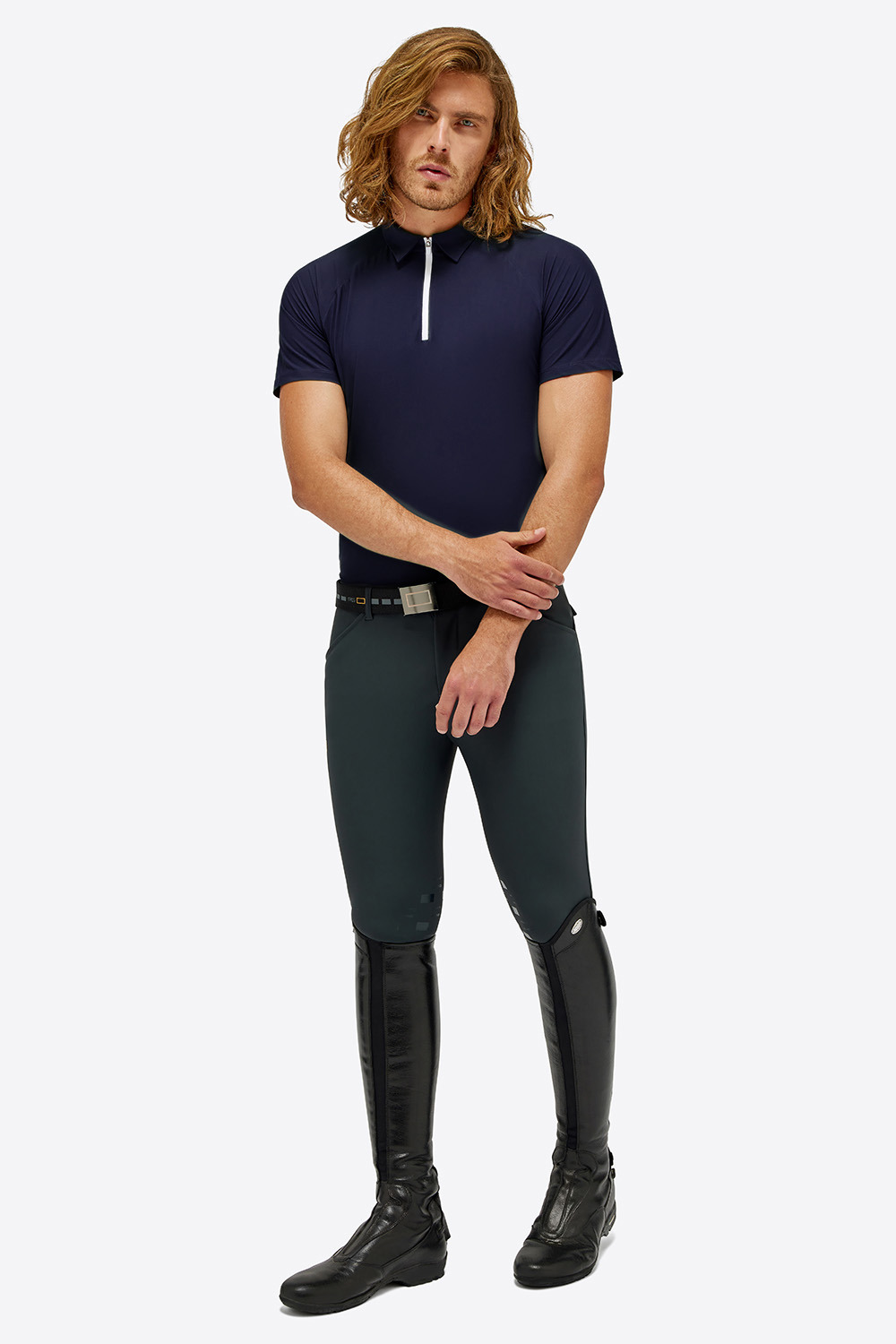 RG SS'24 Jersey S/S Training Zip Polo Heren