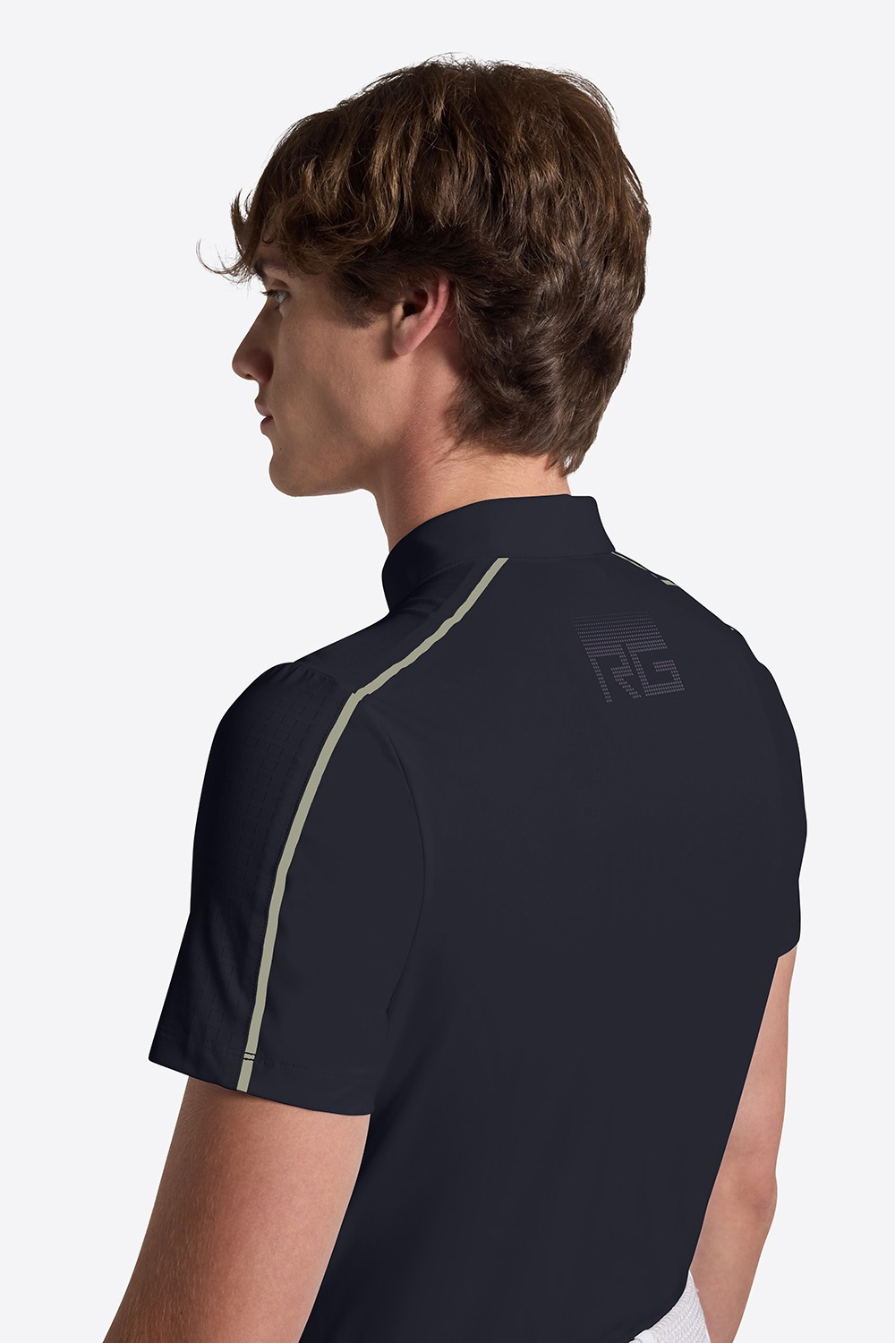 RG SS26 RG Tech S/S Insert Button Polo Heren
