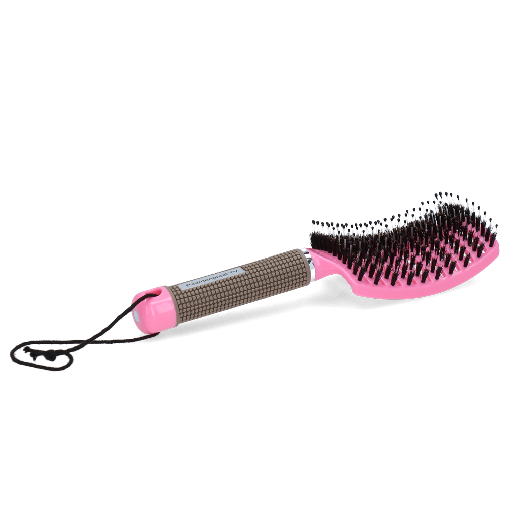 PaardenpraatTV Horse Supreme Bürste Rosa