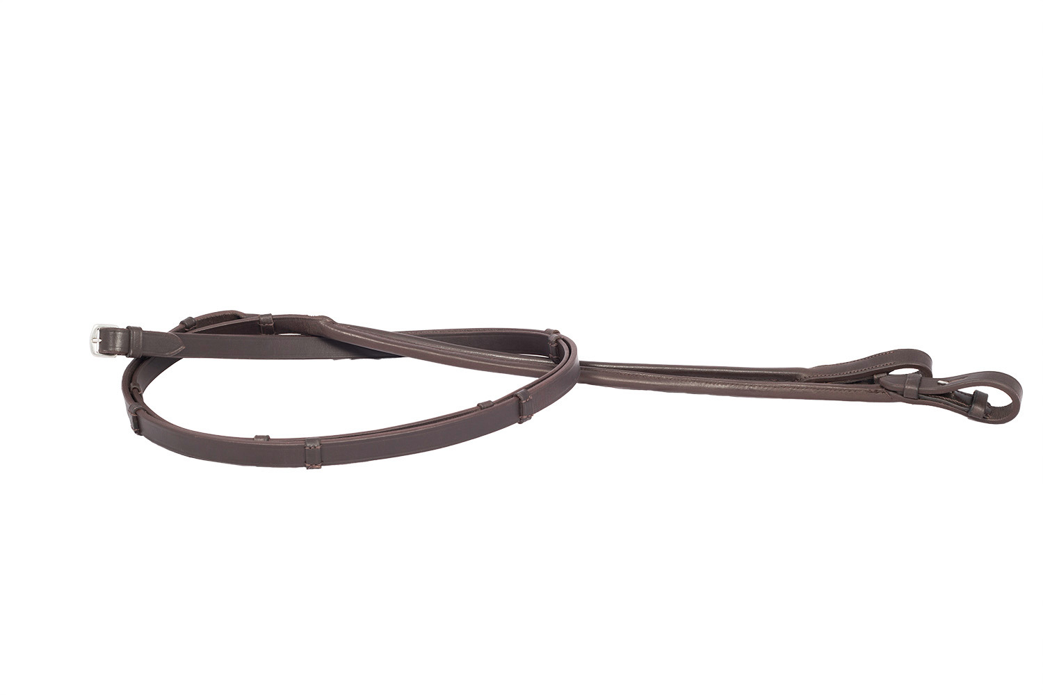 Premiera rolled dressage reins with stops
