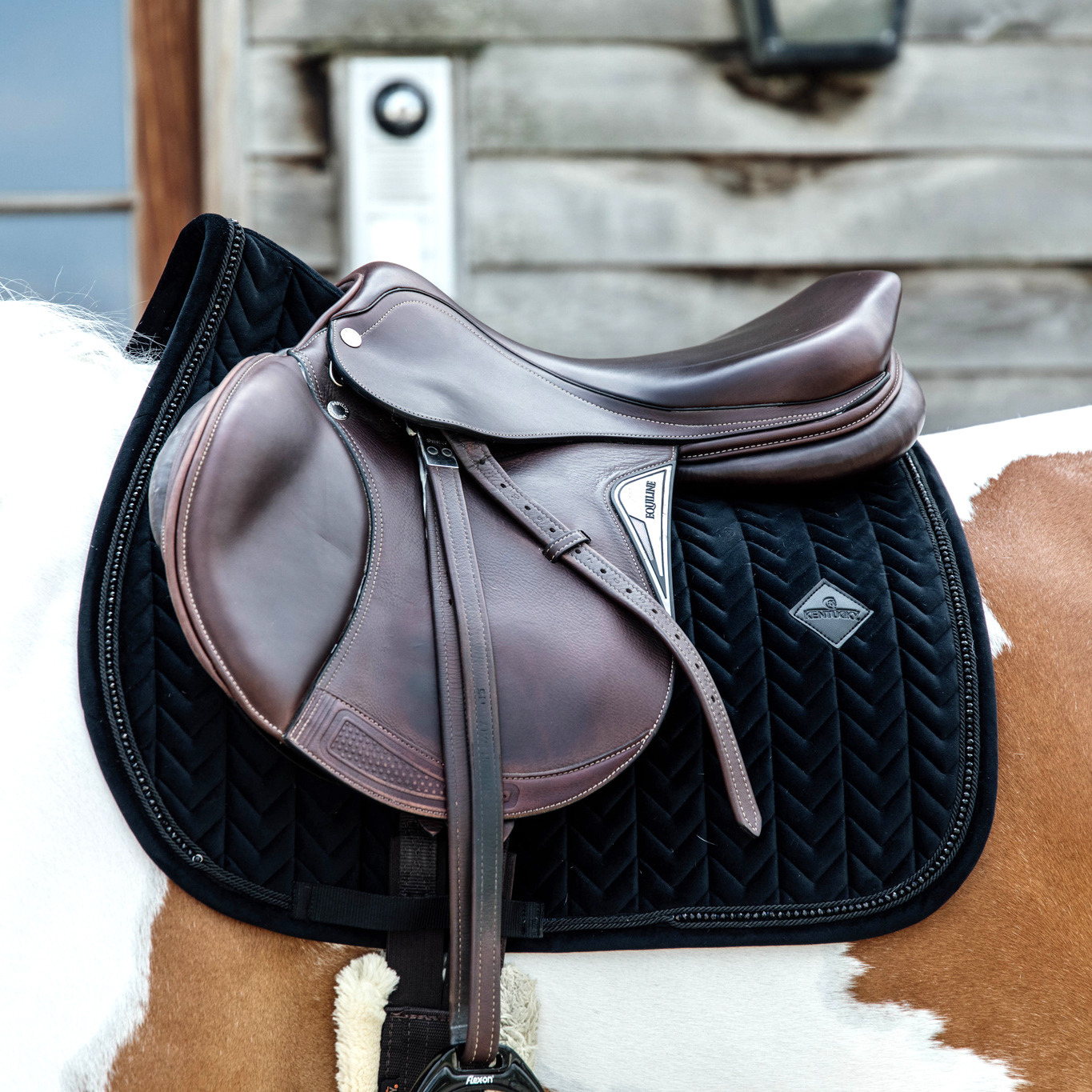 Kentucky Velvet Pearls Jumping Saddle Pad