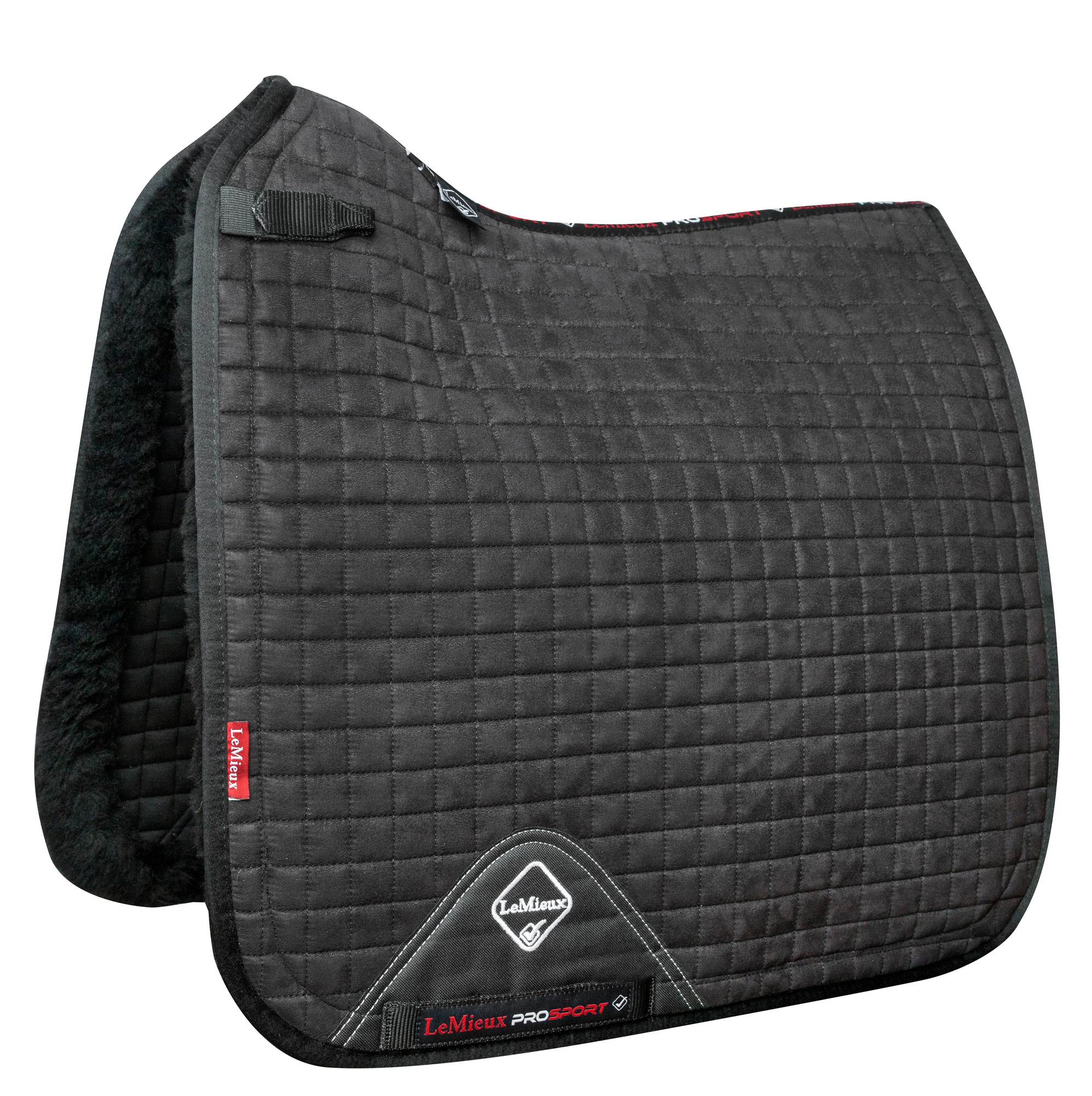 LeMieux Merino+ Sensitive Skin Saddle Pad Black