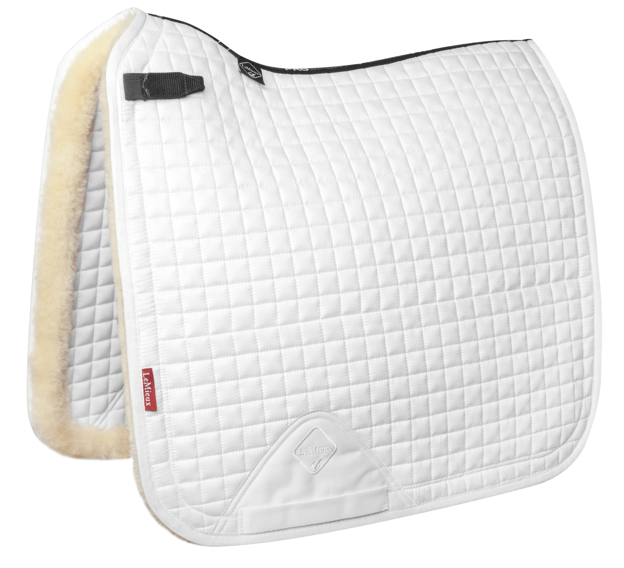LeMieux Merino+ Sensitive Skin Saddle Pad White