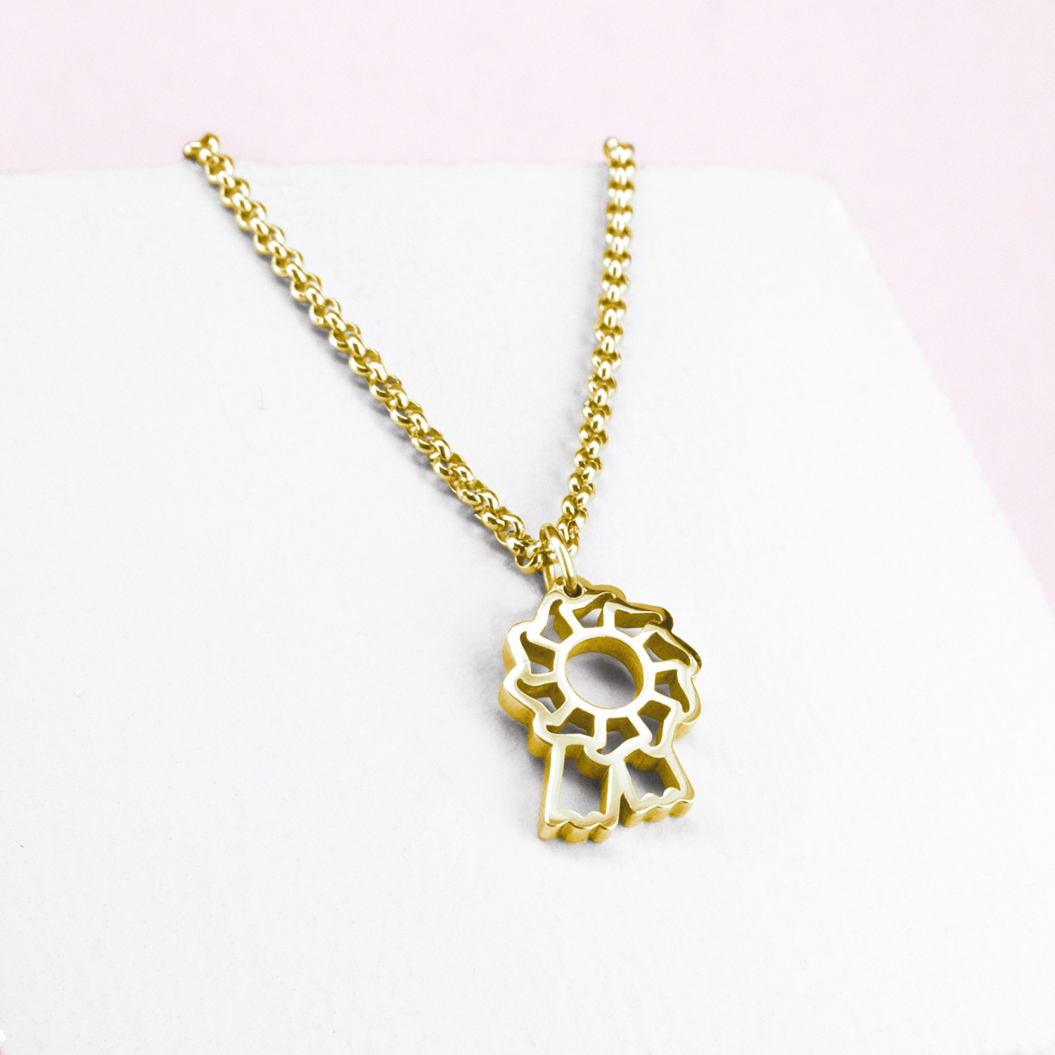 Ponytail & Co pendant rosette