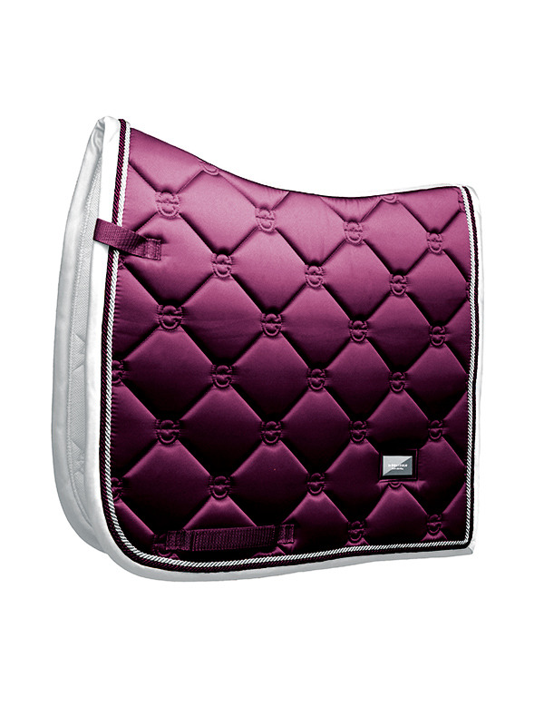 Equestrian Stockholm SS'22 Purple White Edge Dressage Saddle Pad