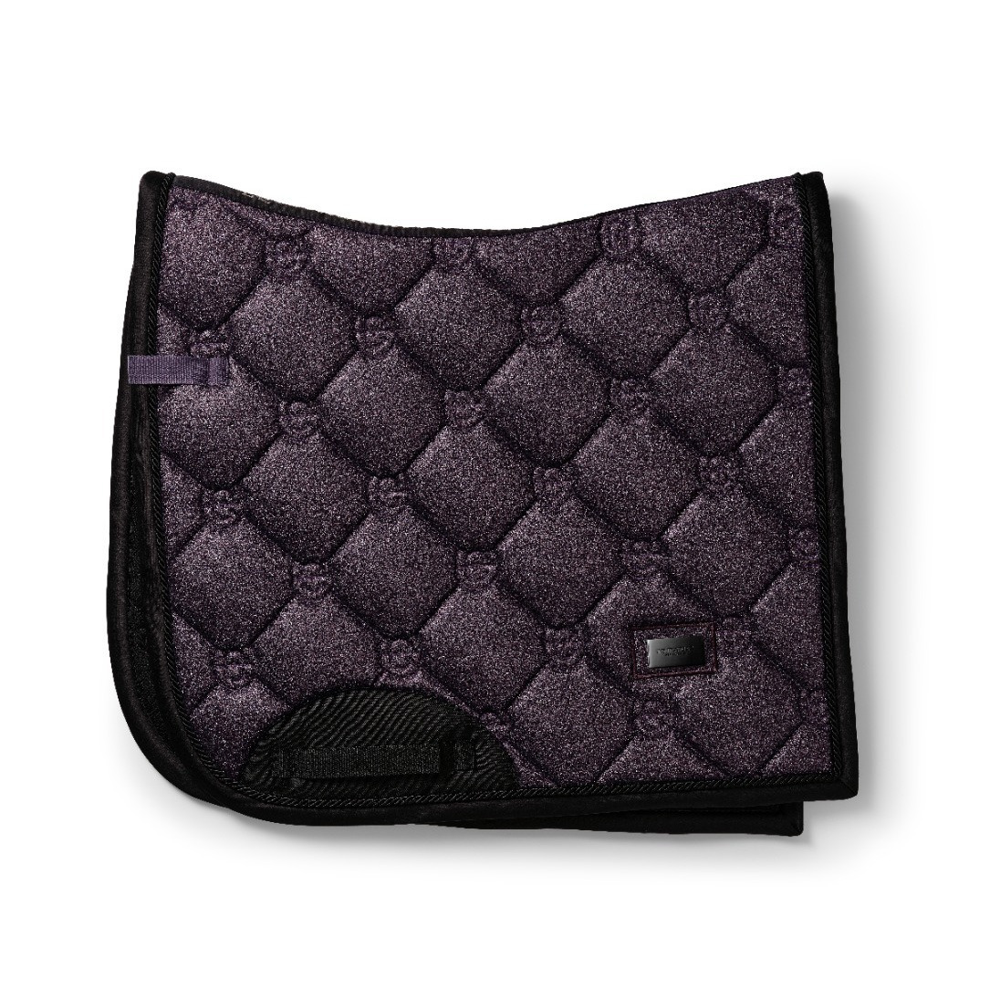 Equestrian Stockholm FW'24 Purple Glimmer Dressage Saddlepad