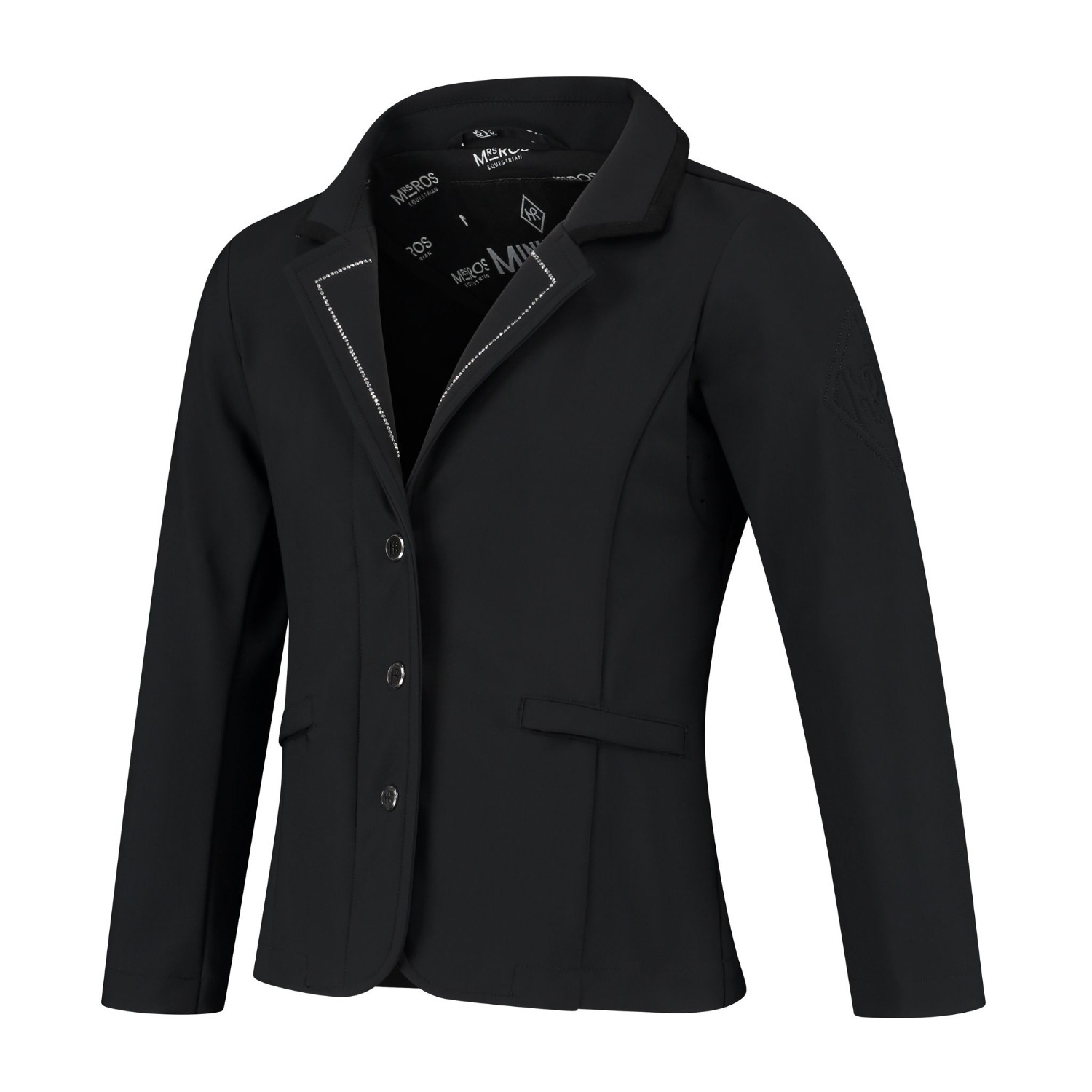 Mrs. Ros Mini Ros Turnierjacke Sparkle Schwarz