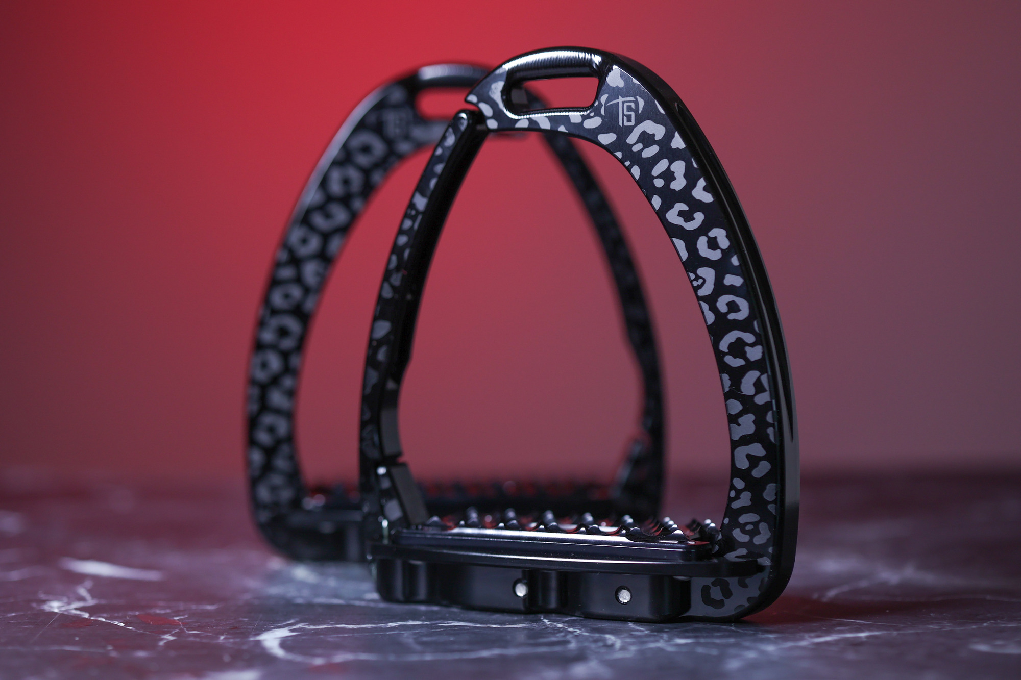 Tech Stirrups Venice Sloped Evo Leopard Limitierte Edition
