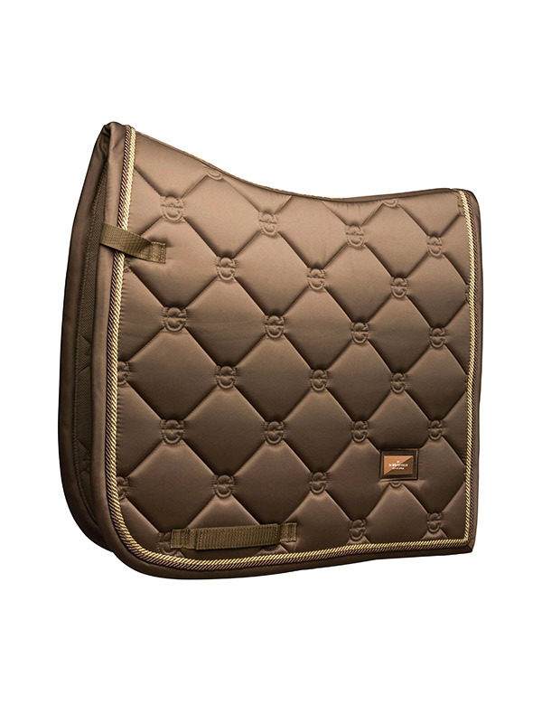Equestrian Stockholm dressage pad Shiny Champagne