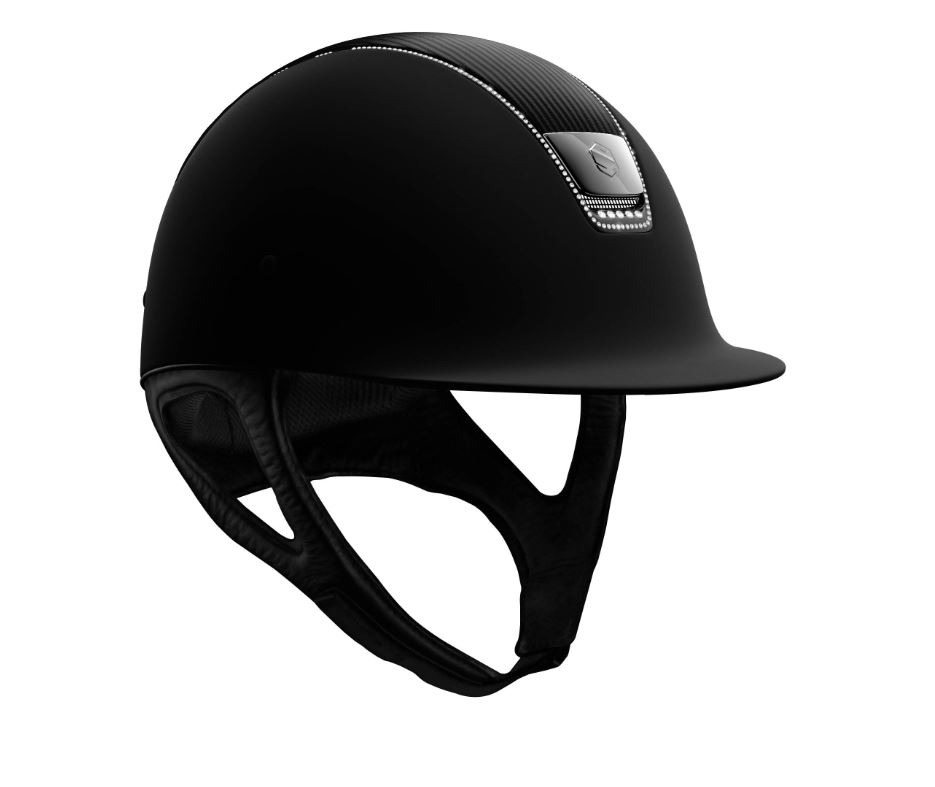 Samshield Shadowmat Black Leather Top 255 Swarovski