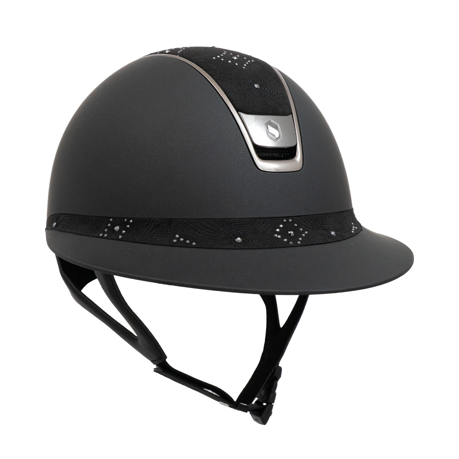Samshield 2.0 Miss Shield Shadowmatt Zwart Celestial Top en Frontal Chrome Black Trim Blazon