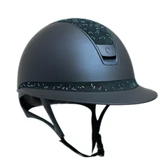 Samshield 2.0 Miss Shield Blau Crystal Leaf Top Frontalband Mattes Trim Blazon 5 Swarovski Dunkelblau
