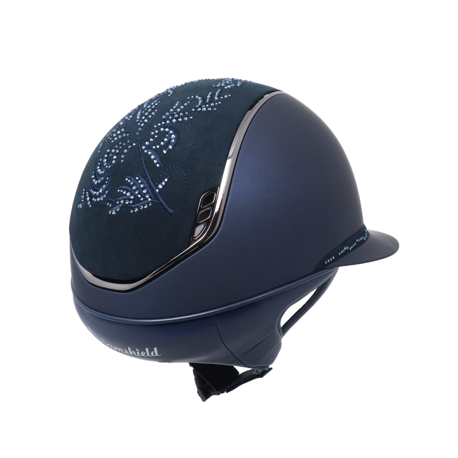 Samshield 2.0 Miss Shield Blauw Flower swarovski top en frontalband