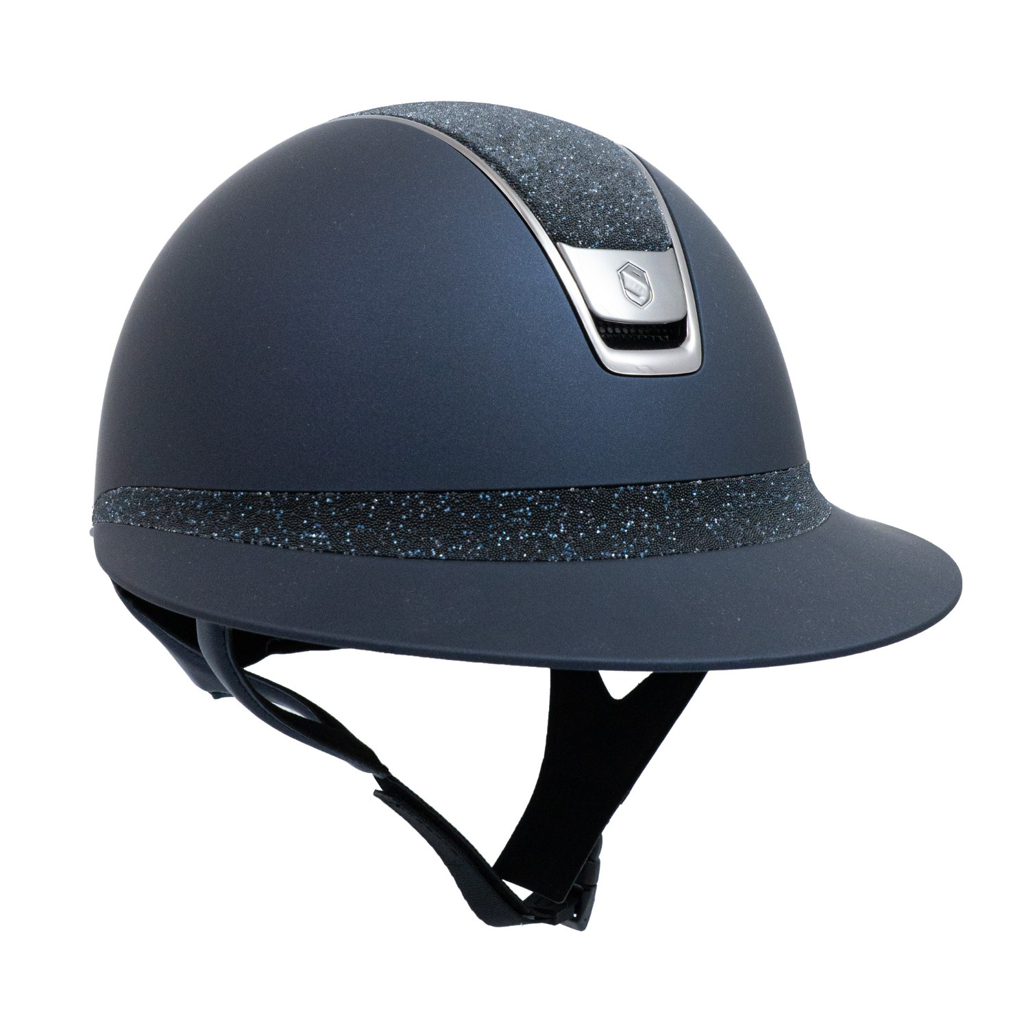 Samshield 2.0 Miss Shield Blauw Crystal Fabric Top Frontal Summer Night Chrome Black Trim Blazon