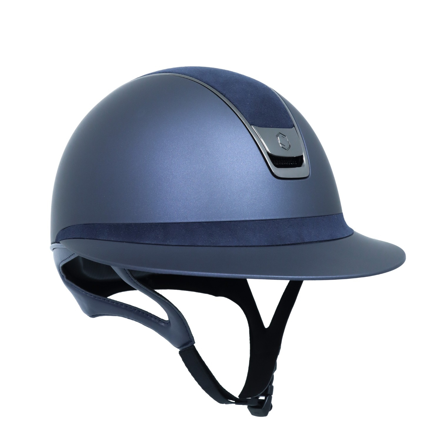 Samshield 2.0 Miss Shield Blauw Shadowmatt Alcantara Top Frontalband