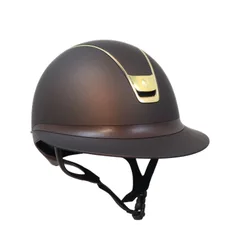 Samshield 2.0 Miss Shield Braun Shadowmatt Gouden trim Blason