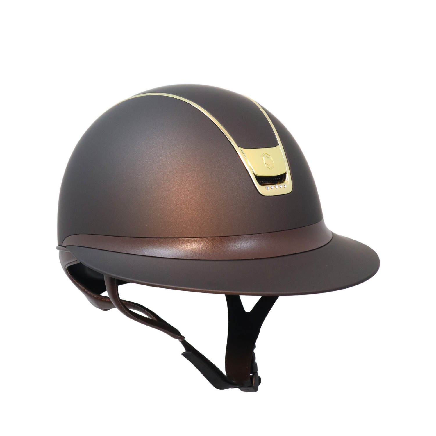 Samshield 2.0 Miss Shield Bruin Shadowmatt Gouden trim Blason 5 Swarovski