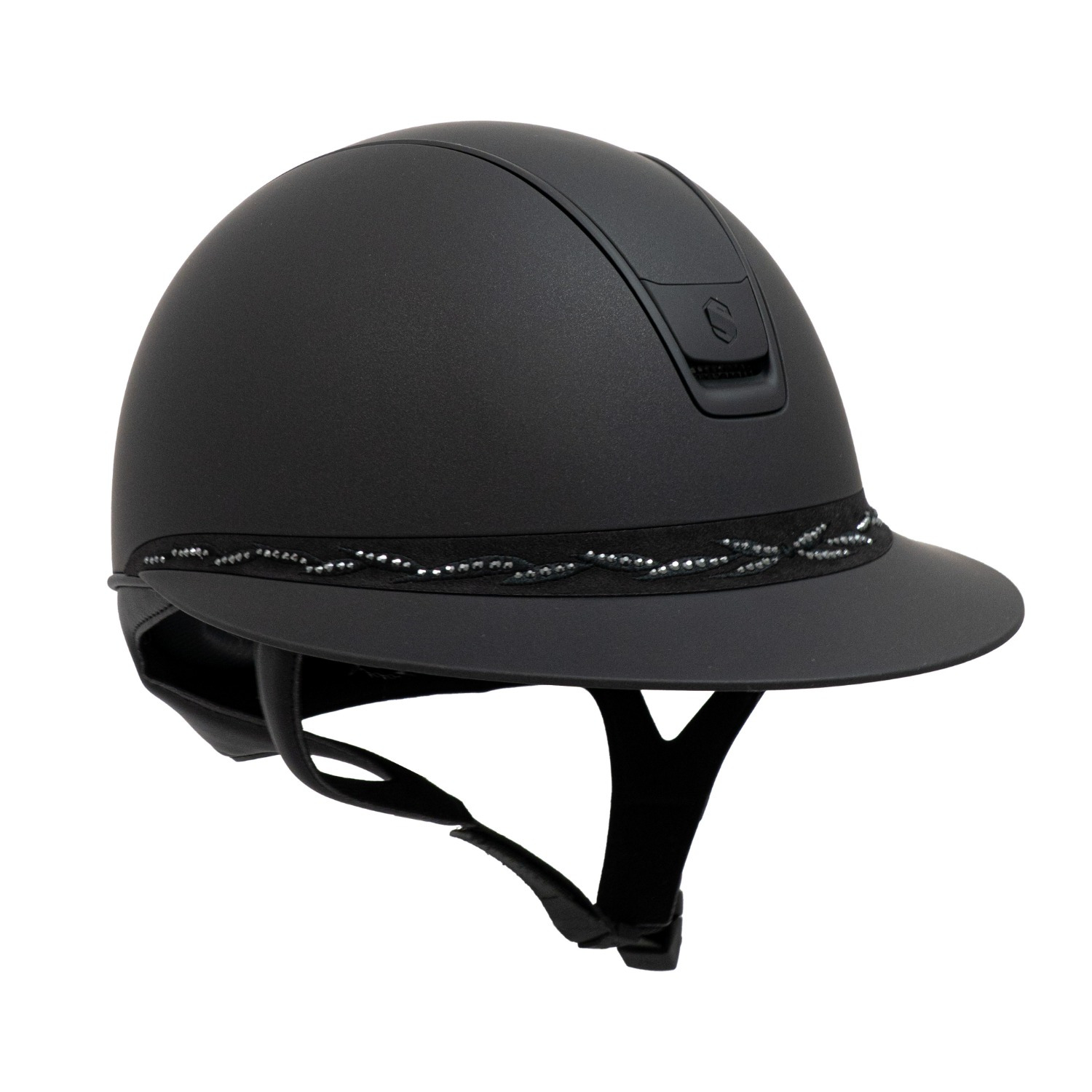 Samshield 2.0 Miss Shield Zwart Flower Swarovski Black Matt Trim Blazon