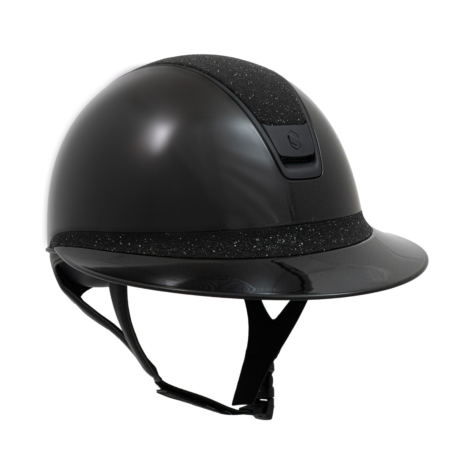 Samshield 2.0 MIss Shield Glossy Black Dark Line Crystal Fabric Top Frontalband