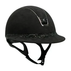 Samshield 2.0 Miss Shield Schwarz Alcantara Ultra Fine Rock Jet Black Frontalband Blazon Chrome Black Trim