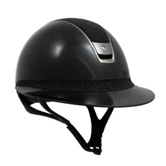 Samshield 2.0 Miss Shield Glossy Schwarz Crystal Fabric Top Frontalband Chrome Black Blazon Trim + 5 SW Crystal Black