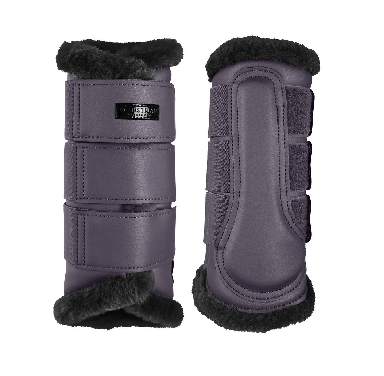 Equestrian Stockholm FW25 Dark Violet Brushing Boots