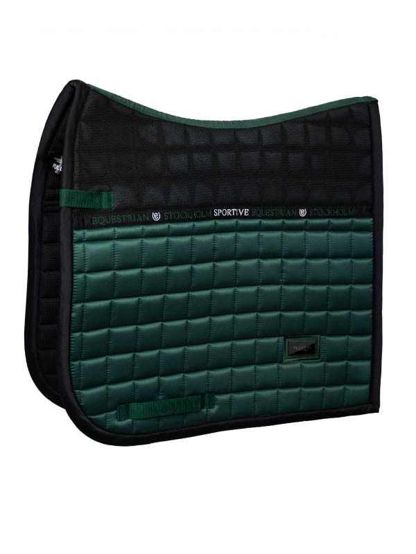 Equestrian Stockholm FW'22 Sportive Sycamore Green dressage saddlepad