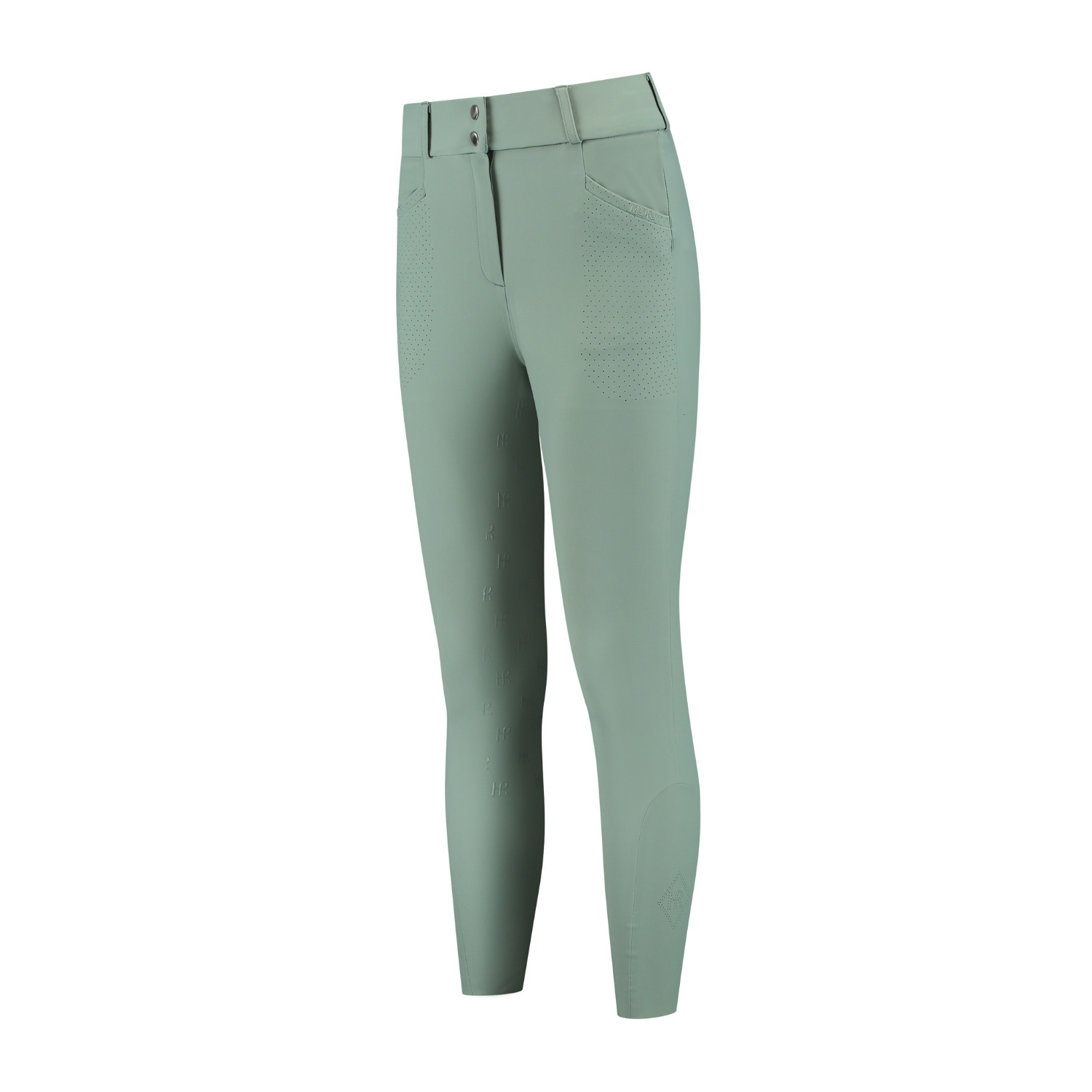 Mrs. Ros SS25 Seamless Reithose Green Lavender Fields