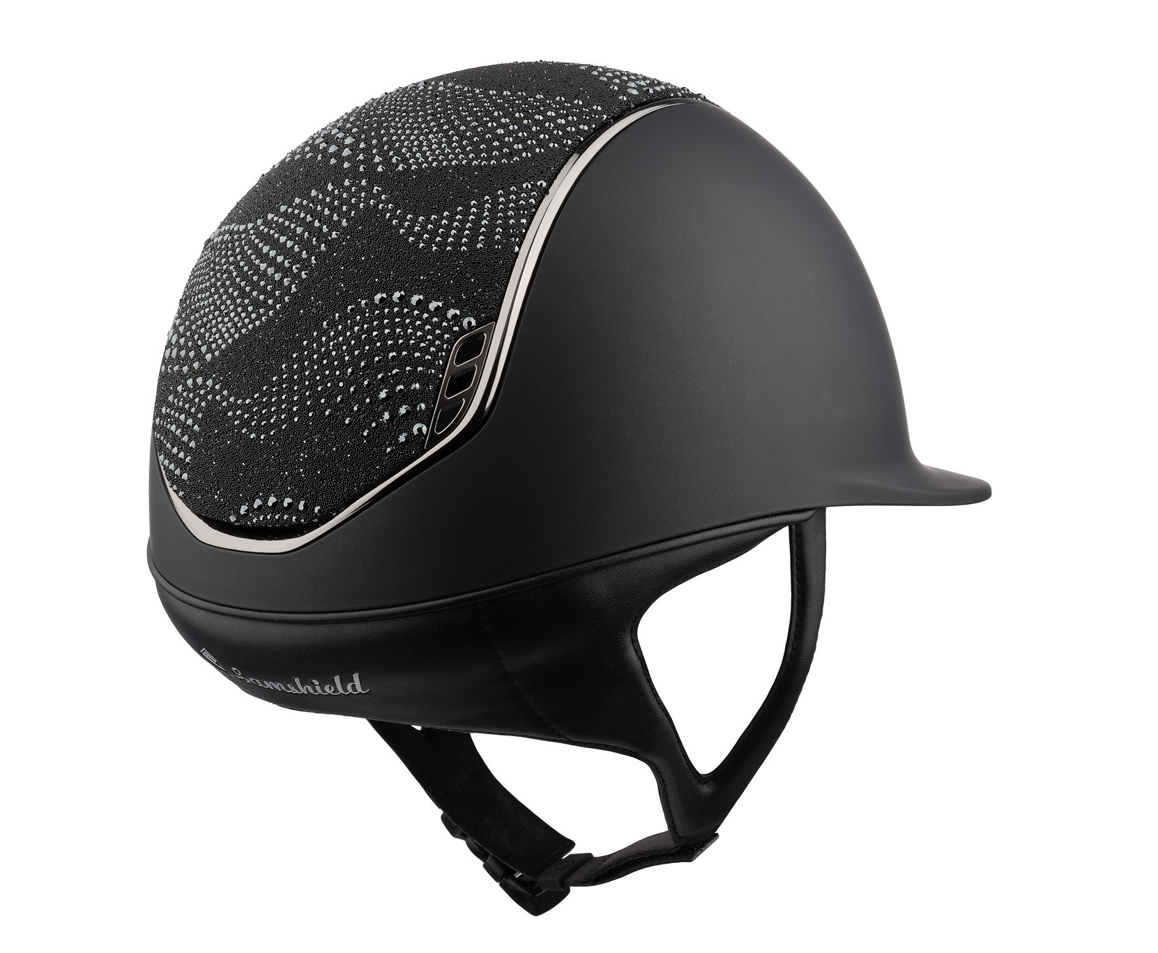 Samshield 2.0 Shadowmatt Zwart Crystal intarsia top
