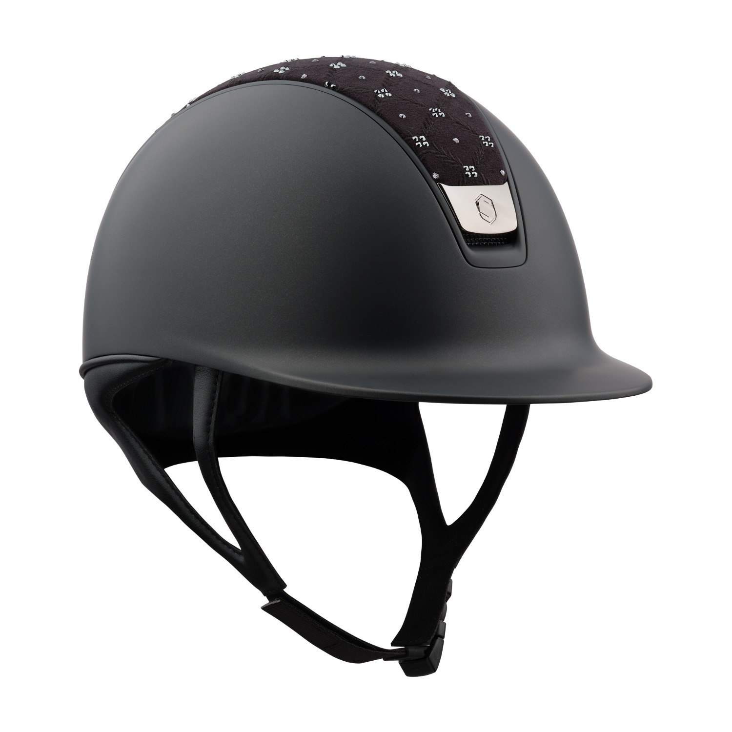 Samshield 2.0 Cap Zwart Shadowmatt Royal Flower Swarovski