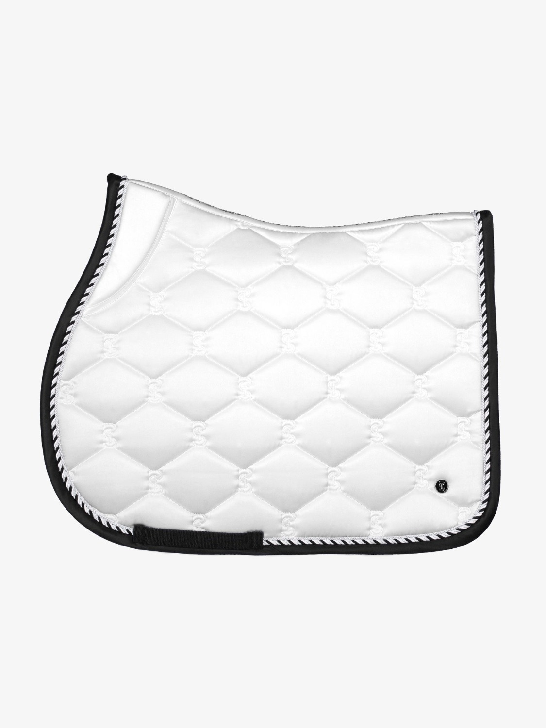 PS of Sweden Signature Saddle Pad White Black