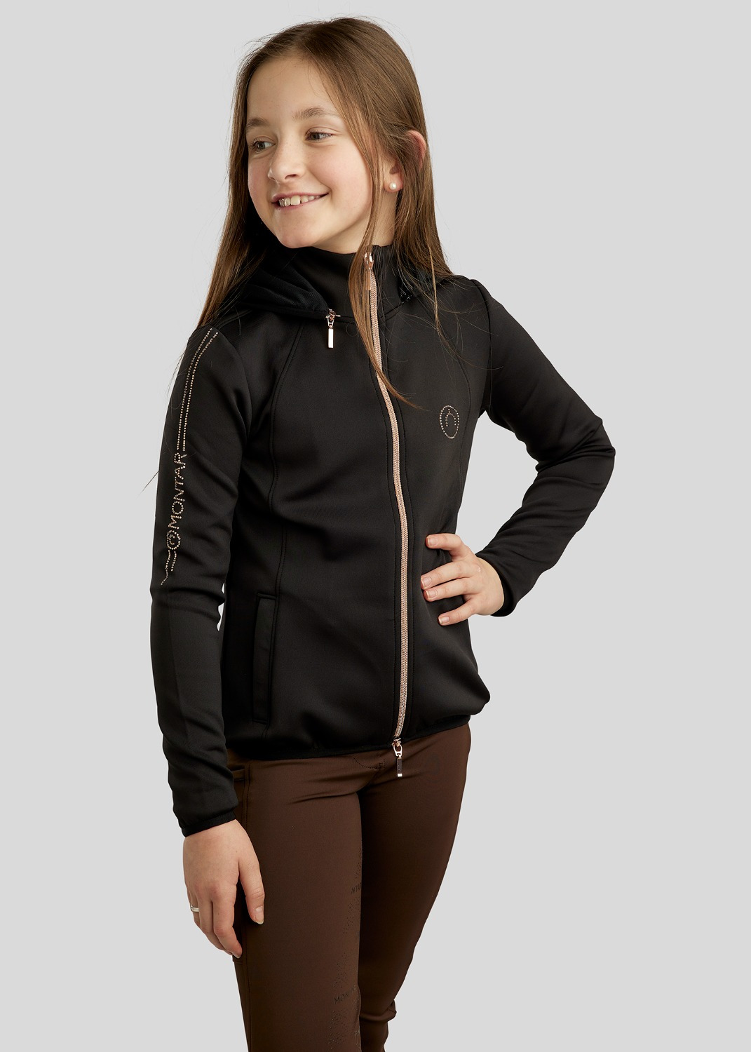 Montar FW'24 Junior Jacket Rosegold Flora