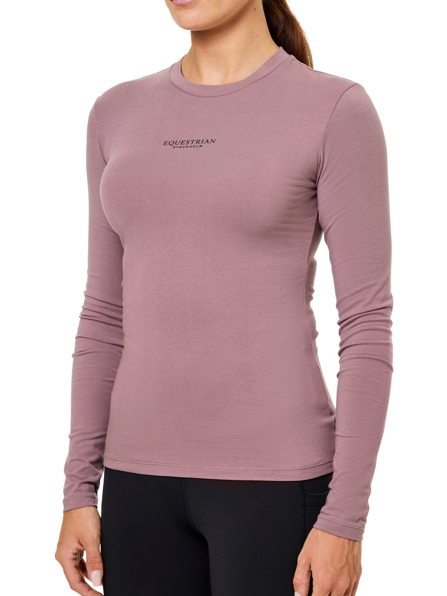 Equestrian Stockholm Black Blush Soft Cotton Base Layer