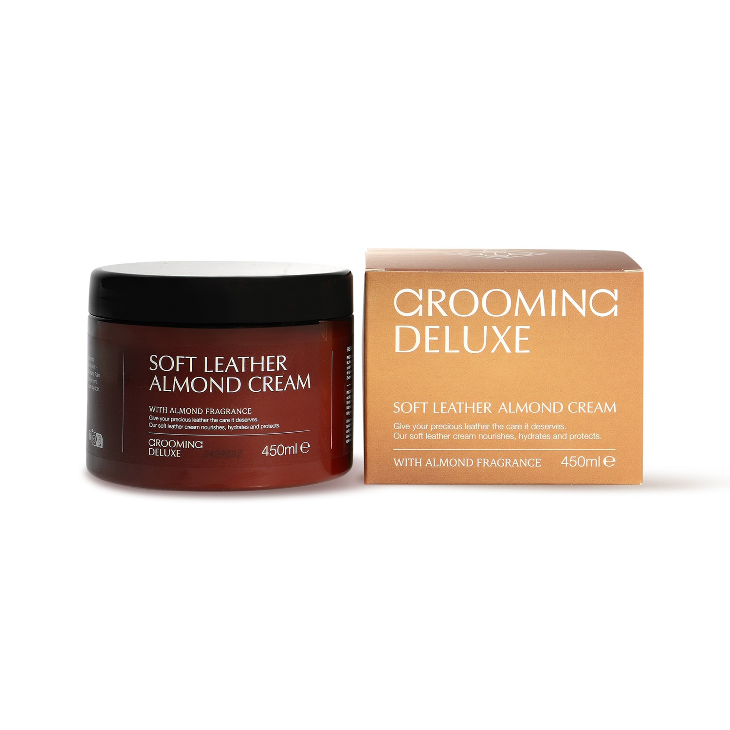 Grooming Deluxe Soft Leather Cream with Almond Oil